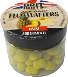  BritBaits Fluo Wafters Dumbell Vajsav-Ananász 8mm (3017)