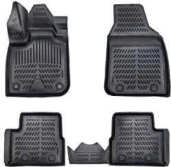  Covorase cauciuc tip tavita pentru Fiat 500e (2020+) set 4 buc, negru (150923-11)
