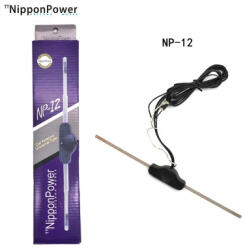  Antena auto electronica premium cu amplificator, 28 cm, montaj pe geam (NP12) (080818-14)