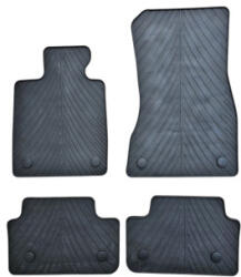  Set covoare cauciuc negre pentru BMW Seria 5 G60 (2024+) cu clipsuri, KROM139 (130125-24)
