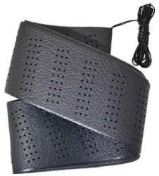  Husa volan cu snur, M 38 cm, piele ecologica antiderapanta, culori diverse (TCT-164)