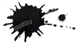  Abtibild auto decorativ tip pata de vopsea, PVC rezistent, DZ-15 (TCT-2198)