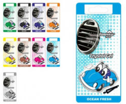  Odorizant auto Vanesica Smiley Crystal Gel Ocean Fresh, cu prindere pe grila (250417-1)