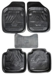  Set covoare auto universale din cauciuc tip tavita, 5 piese (fata/spate/tunel) KNG-100696 (030225-8)