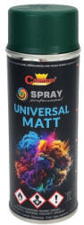  Spray vopsea verde mat RAL 6005 Champion, universal, 400 ml pentru metal si lemn (230324-4)