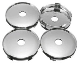  Set 4 capace jante 60 mm crom, ABS rezistent, fixare cu cleme (LGG-09) (170723-1)