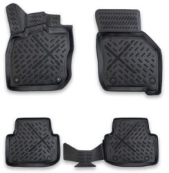  Set covorase cauciuc tip tavita pentru Skoda Octavia I (1996-2004), negru (050326-2)