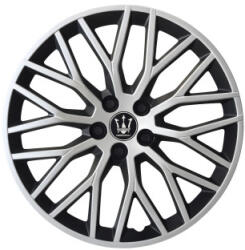  Set 4 capace roti Evo 15 inch, negru-argintiu, pentru jante din otel (WF3-1SL-15) (250325-1)