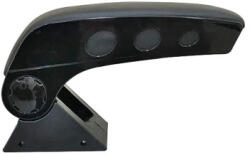  Cotiera auto universala neagra cu baza metalica, reglabila, montaj pe consola (TCT-1857)