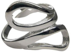 Flippy Inel pentru Dama Argint 925, Jolie, Model Sarpe Dublu 5.2 gr, Marimea 59, 2.5 x 2 cm, Argintiu (teo-131814)
