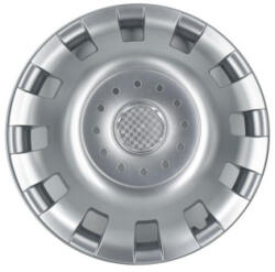  Set 4 capace roti 16 inch argintiu pentru duba, model bombat, ABS durabil (090622-1)