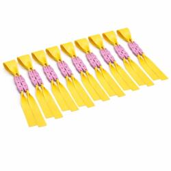  Set 10 benzi de schimb pentru praștie, DEPOX®, cauciuc plat premium, galben, 0.5 mm (2074851 - 0239)