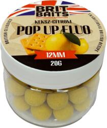  BritBaits Pop Up fluo Keksz-Citrom 12 mm (2032)