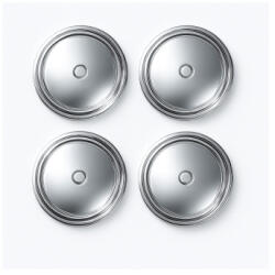 Set 4 capace jante 77 mm crom 77 mm din ABS, montaj prin presare (LGG-014) (290925-10)