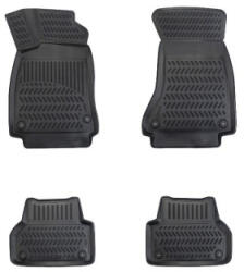  Set covorase cauciuc tip tavita pentru Audi A4 B9 (2015+) negru, 4 buc (141022-3)
