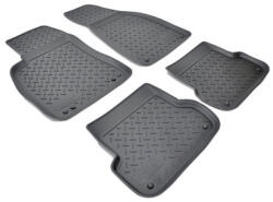  Set covorase cauciuc tip tavita pentru Audi A4 B6/B7 (2000-2008), negru (011119-4)