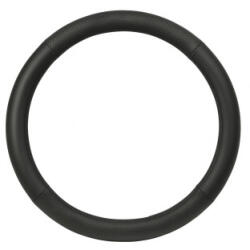  Husa volan premium din piele naturala bovina, marimea M (38 cm), negru (011225-5)