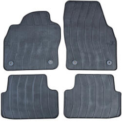  Set covoare cauciuc pentru Volkswagen Polo 2017+ cu clipsuri, negre (KROM014) (130125-4)