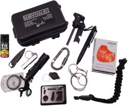 Kit supravietuire DEPOX®, On Point, 13 elemente multifunctionale, negru (1219064 - 0236)