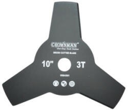 Disc motocoasa 3 dinti 254 mm din otel carbon Crownman, prindere 25, 4 mm (170925-9)