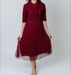 Modi style Rochie midi plisata din Tulle-XL