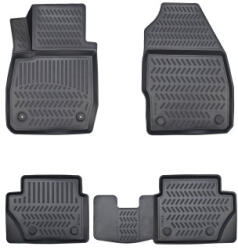  Set covoare cauciuc tip tavita pentru Ford Fiesta 2018-2023, 4 buc, negru (131125-11)