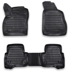  Set covorase cauciuc tip tavita pentru Peugeot Bipper (2007+) - 4 piese, negru (201022-15)