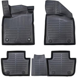  Covorase cauciuc tip tavita pentru MG 4 EV (2022+), set 4 buc, negru, A80-X230 (050424-19)