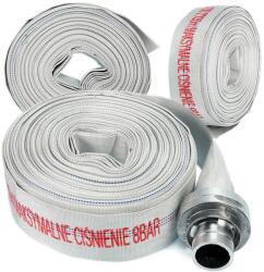 Black 30m 2 colos tűzoltó tömlő csatlakozókkal - 48056 (48056)