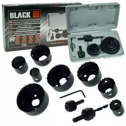 Black Tools Lyukfűrész készlet 11-25mm 11db-os körkivágó készlet fához - 21000 (21000)