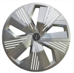  Set 4 capace roti Evo 15 inch argintii pentru jante din otel, ABS (WR0-3SL-15) (231125-9)