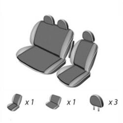  Set huse scaun auto universale BVS 2+1 fata, nuante de gri (6 piese) B-21A (080518-4)