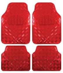  Set covoare auto universale interior din aluminiu rosu, 4 piese SR-L002 (TCT-2032)