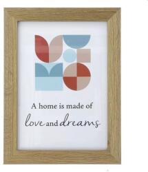 Procart Rama foto 10x15 cm din lemn natur, design clasic, pentru birou sau perete (DC10)