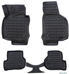  Covorase cauciuc tip tavita pentru Volkswagen Golf V (2003-2008), set 4 buc (201022-80)