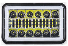  Proiector LED auto 54W cu Angel Eyes Combo, 12-24V, fascicul Spot 30° (SPT-5INCH-31) (180722-2)