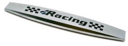 Emblema auto RACING crom, 10 cm, set 2 bucati, adeziv inclus (YZB-45) (061023-6)