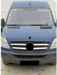  Ornament inox pentru grila mastii fata, compatibil Mercedes Vito III (2014+) (TCT-4956)
