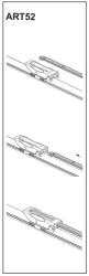  Stergator parbriz pasager Renault Kangoo Express (din 02/2008), 21" 533 mm, prindere ART52 (040918-118)