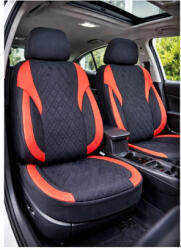  Huse scaune auto universale XL Premium fractionate pentru SUV si limuzine, negru-rosu (191225-2)