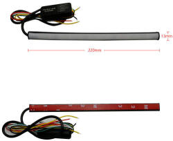  Banda DRL 30 cm cu semnalizare dinamica si fir separat pentru flash, 12V (050320-14)
