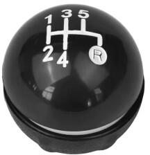  Maner schimbator viteze negru lucios pentru Fiat 500/500C 2007-2018, 5+R (SC-186) (100725-20)