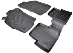  Covorase auto cauciuc tip tavita pentru Fiat Albea 2002-2012, set 4 buc (061119-31)