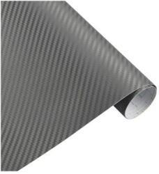  Folie carbon 3D gri antracit, autoadeziva, 1.27 m latime x 1 m (KM9170) (160825-15)