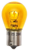  Set 10 becuri auto BA15S 12V 21W galben pentru semnalizare, cod BK80008 (220524-1)