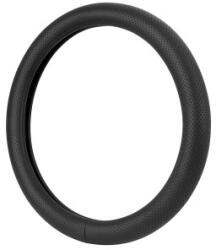  Husa volan premium perforata din imitatie piele, 38 cm (M), negru (011225-4)