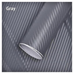  Rola folie carbon 3D gri antracit anti-bule 1, 5 m x 10 m (CF-10DR) (TCT-1606)