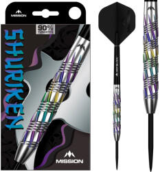 Mission Darts Dart szett steel Mission Shuriken 22g, 90%