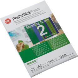GBC Folie laminare GBC, la cald, auto-adeziva, mata, A4, 75 microni, 25 buc/set (GBC-3747530)