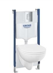 GROHE Solido - Set pentru montare încastrată, toaletă Bau Ceramic și capac softclose, clapetă Even, crom 112954SH00 (112954SH00)